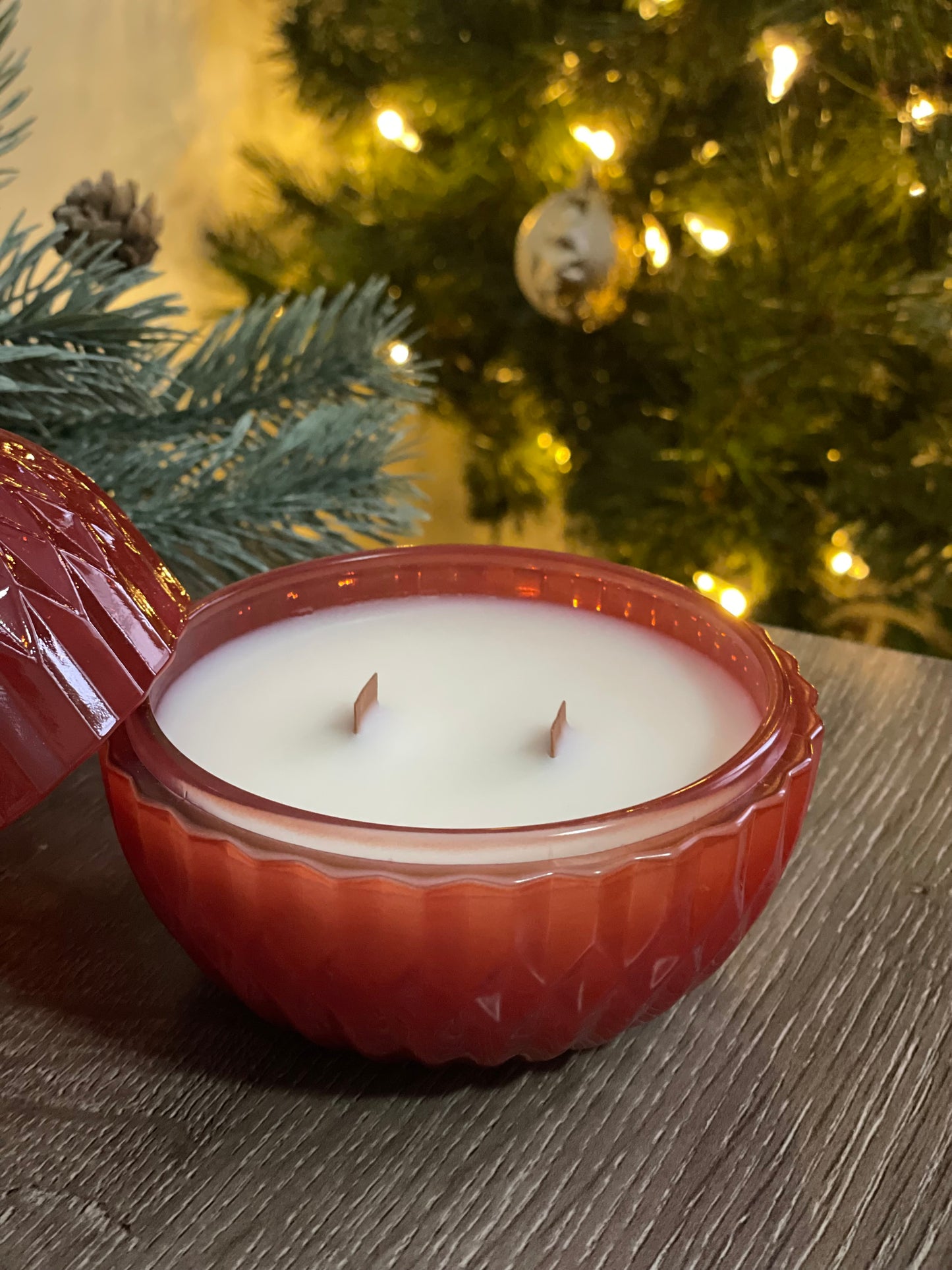 Holiday Lights 5.5oz Coconut wax candle