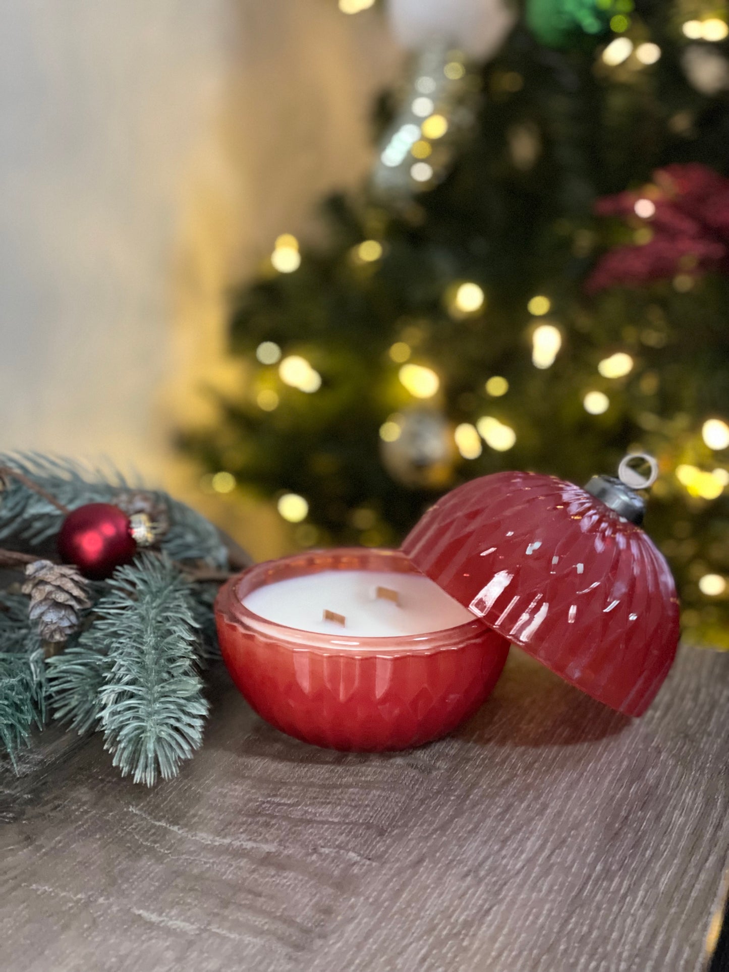 Holiday Lights 5.5oz Coconut wax candle